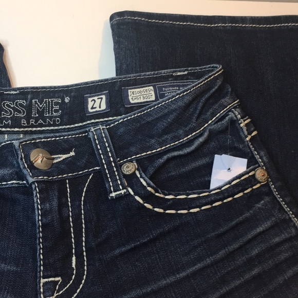 MISS ME• EASY BOOT DARK WASH • Size 27• - Picture 10 of 15